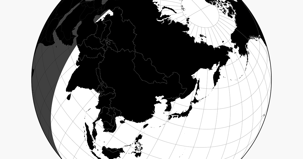 地図投影法の種類一覧