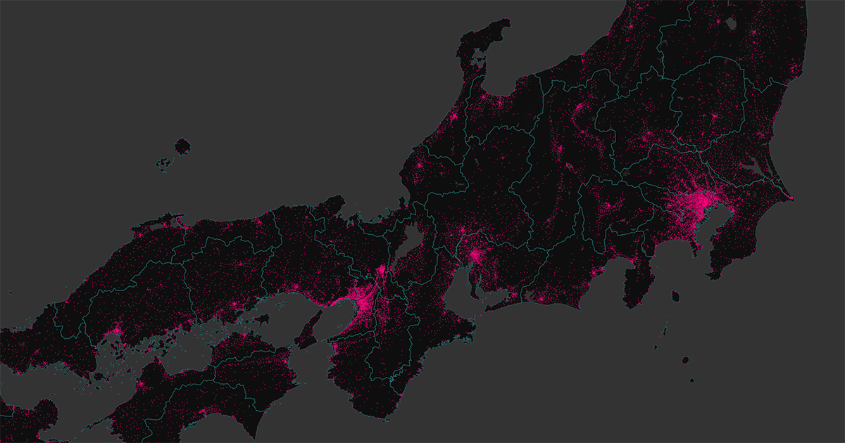 郵便局所在地マップ